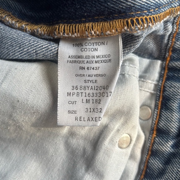 Polo Jeans Co Ralph Lauren Vintage Naturally Distressed Jeans Men’s Size 31/32 - Picture 5 of 5